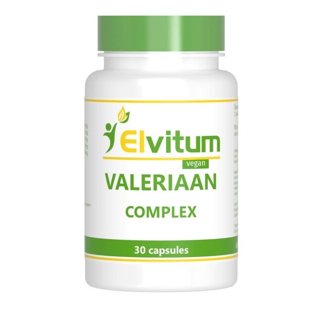 Elvitum Valeriaan complex 30 Vegetarische capsules