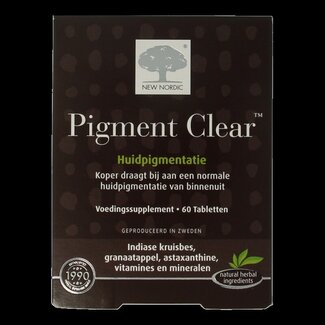 New Nordic New Nordic Skin care pigment clear 60 Tabletten