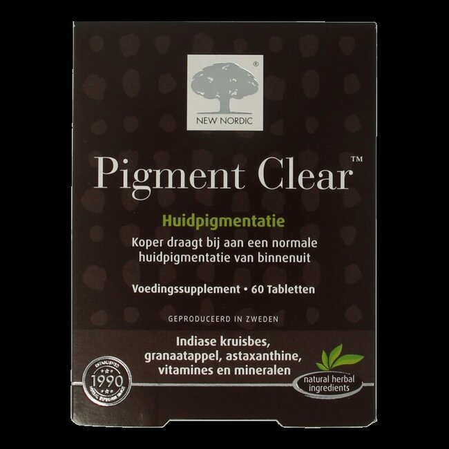 New Nordic Skin care pigment clear 60 Tabletten