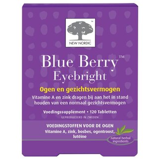 New Nordic New Nordic Blue berry eyebright 120 Tabletten