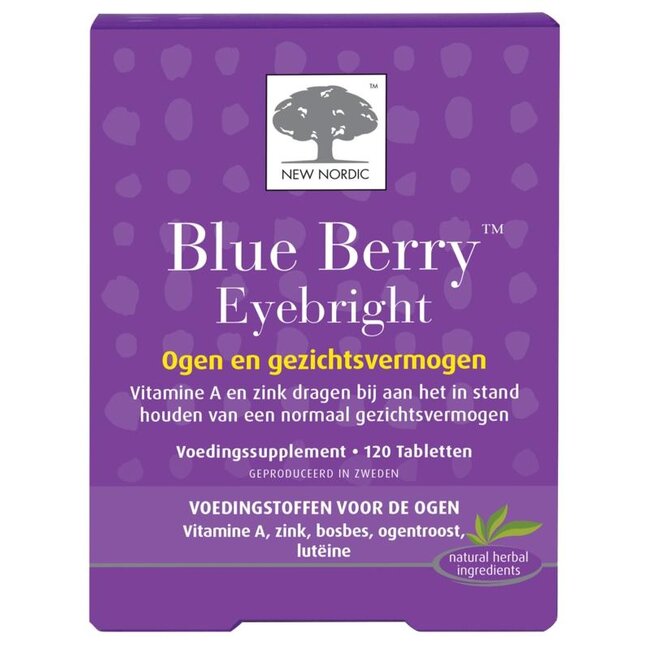 New Nordic Blue berry eyebright 120 Tabletten