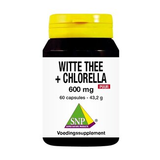 SNP SNP Witte thee + chlorella 600mg puur 60 Capsules