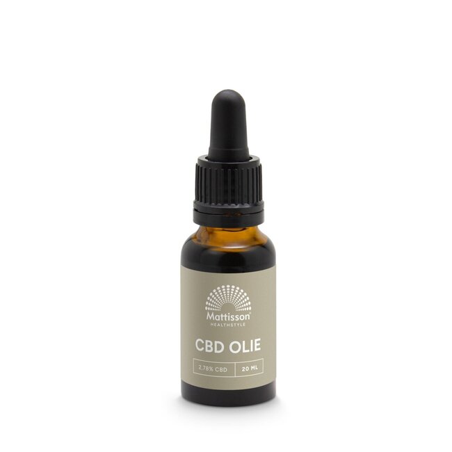 Mattisson CBD olie 2.78% 20 Milliliter