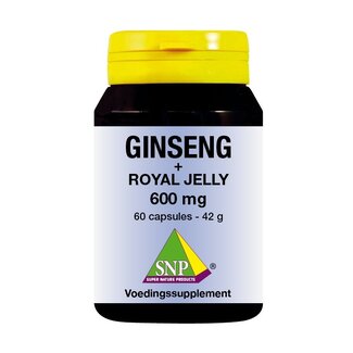 SNP SNP Ginseng + Gelée Royale 600 mg 60 Gélules