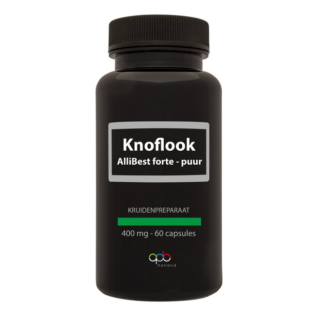 APB Holland AlliBest Knoflook forte  puur 400mg 60 Vegetarische capsules