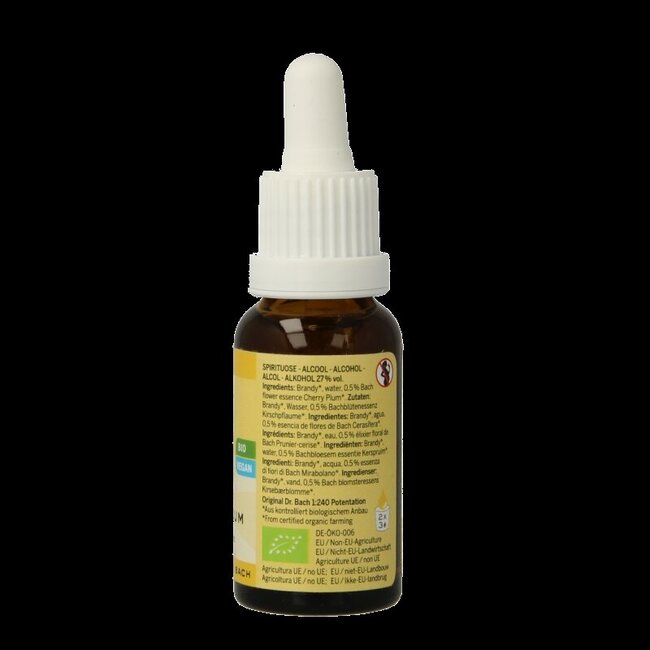 Bach Bloesem Bach bloesemremedies cherry plum bio 20 Milliliter