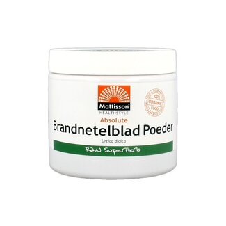 Mattisson Mattisson Absolute brandnetelblad poeder raw bio 200 Gram