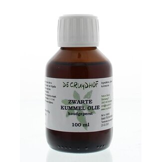 Cruydhof Cruydhof Zwarte kummel olie koudgeperst 100 Milliliter