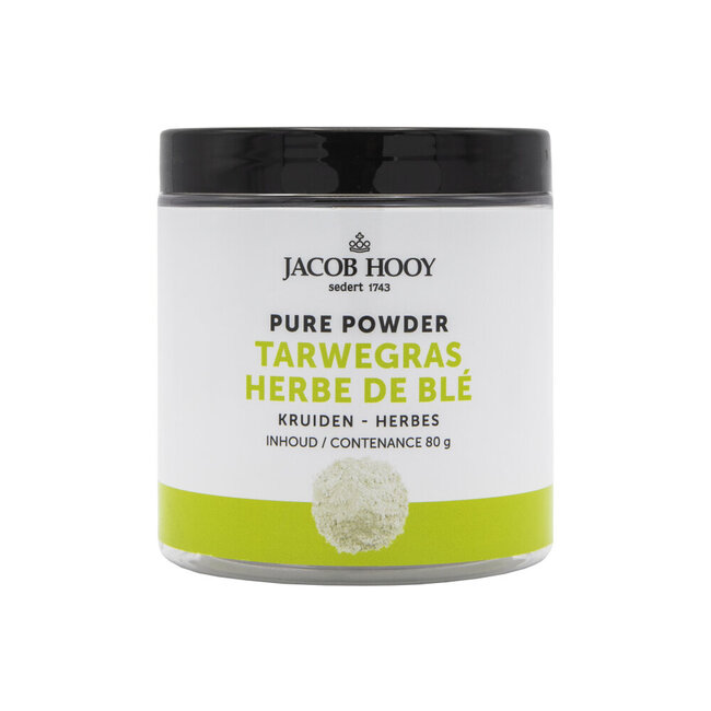 Jacob Hooy Poudre pure d'herbe de blé 80 g