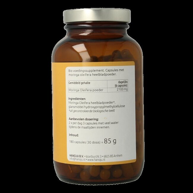 Hanoju Bio Moringa 180 gélules