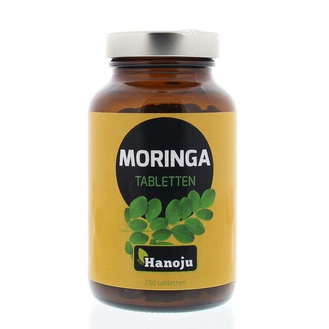Hanoju Moringa oleifera heelblad 500mg 250 Tabletten