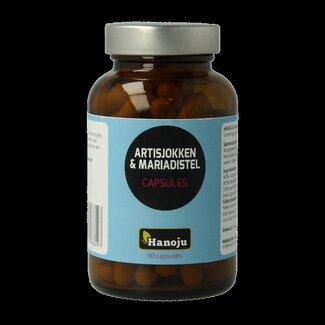 Hanoju Hanoju Artisjok 200mg & mariadistel 200mg 90 Capsules