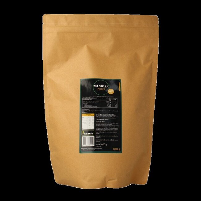 Hanoju Chlorella premium poeder 1 Kilogram
