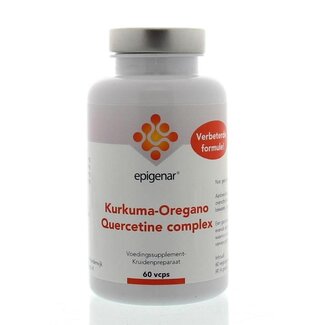 Epigenar Epigenar Kurkuma oregano quercetine complex 60 Vegetarische capsules