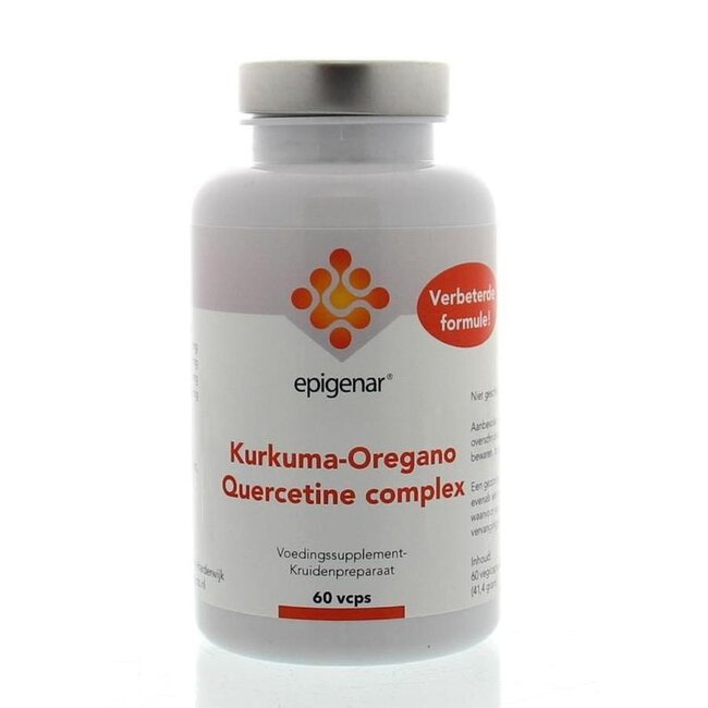 Epigenar Kurkuma oregano quercetine complex 60 Vegetarische capsules