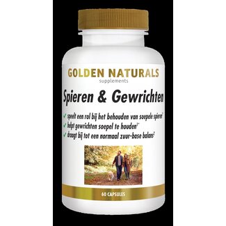 Golden Naturals Golden Naturals Spieren en gewrichten 60 Capsules