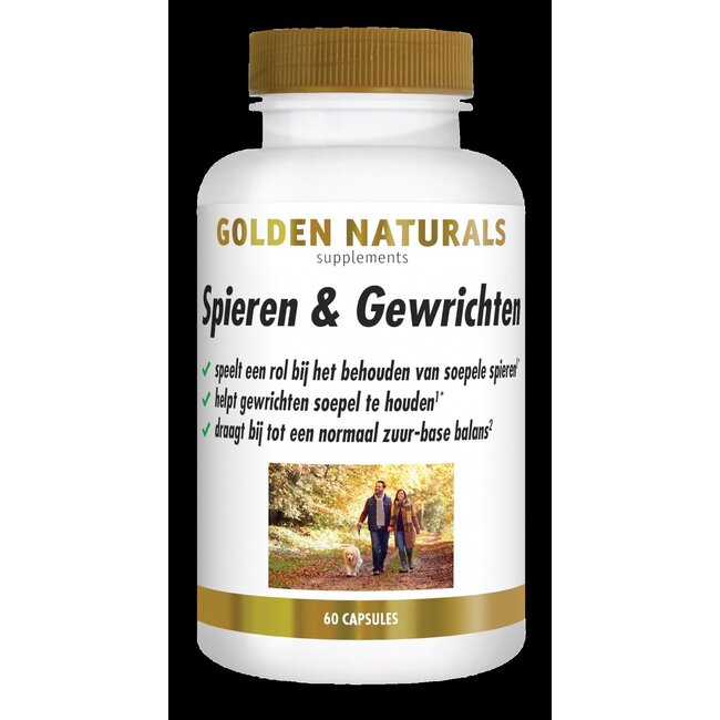 Golden Naturals Spieren en gewrichten 60 Capsules