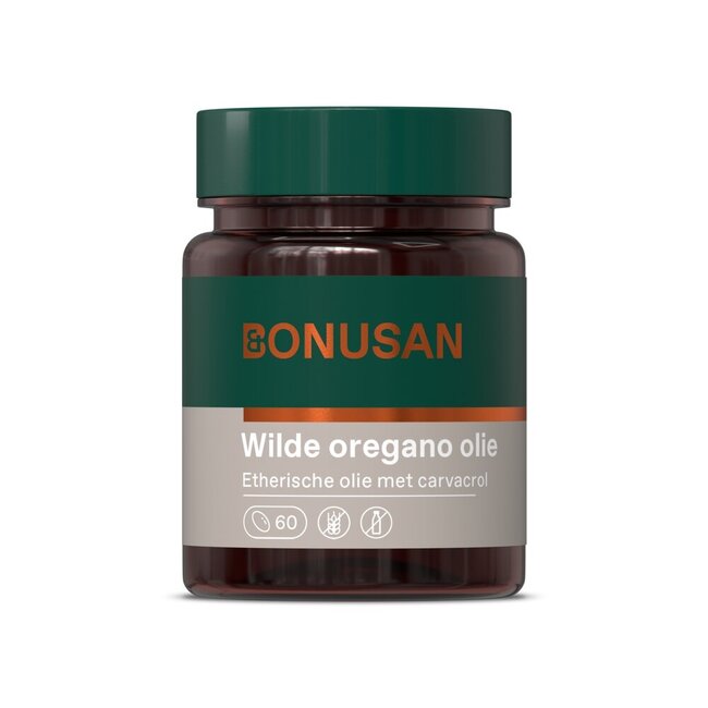 Bonusan Wilde oregano olie 60 Softgels