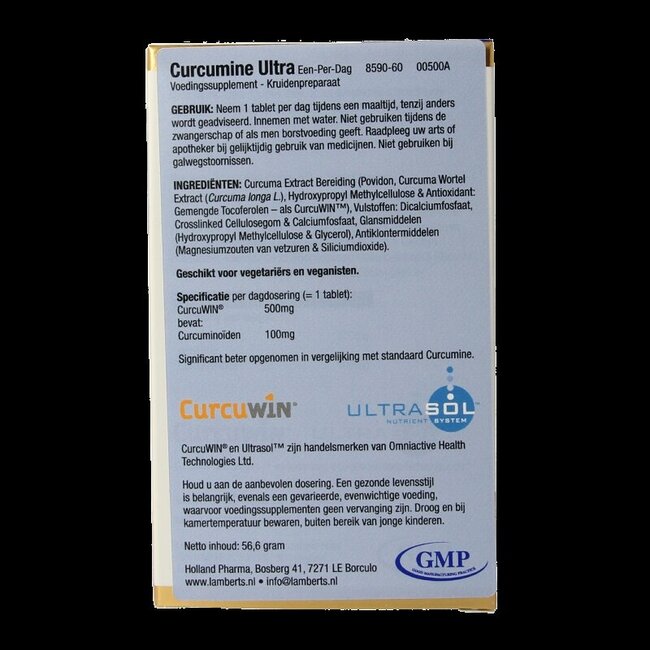 Lamberts Curcumine ultra 100mg - kurkuma 60 Tabletten