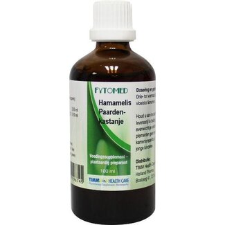 Fytomed Fytomed Hamamelis & paardenkastanje bio 100 Milliliter