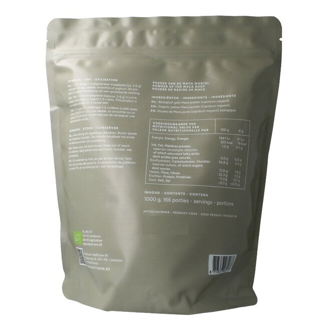 Mattisson Poudre de Maca bio 1 Kilogramme