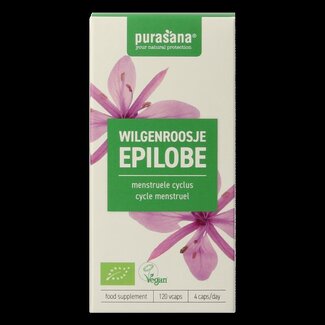 Purasana Purasana Wilgenroosje vegan bio 120 Vegetarische capsules