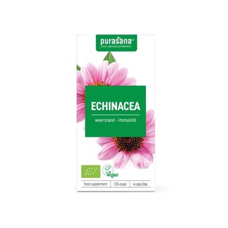 Purasana Purasana Echinacea vegan bio 120 Vegetarische capsules
