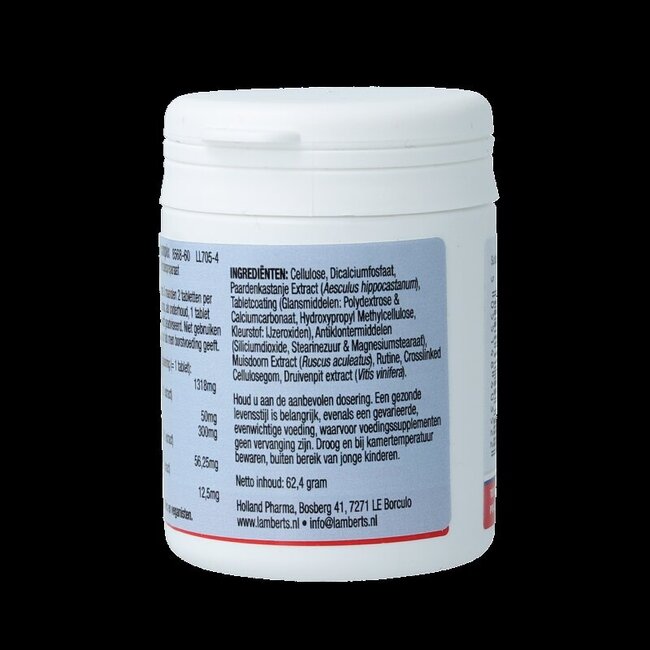 Lamberts Paardekastanje complex (Aescine, Horse Chestnut) 60 Tabletten