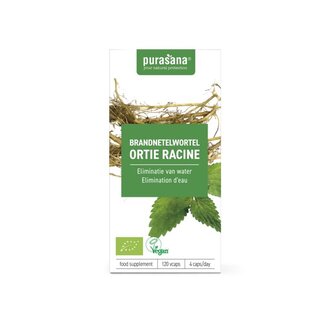 Purasana Purasana Brandnetelwortel vegan bio 120 Vegetarische capsules