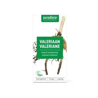 Purasana Purasana Valeriaan vegan 70 Vegetarische capsules