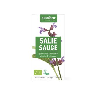 Purasana Purasana Salie vegan bio 120 Vegetarische capsules