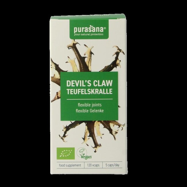 Purasana Griffe du diable vegan bio 120 gélules végétales