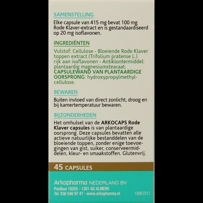 Arkocaps Rode klaver 45 Capsules