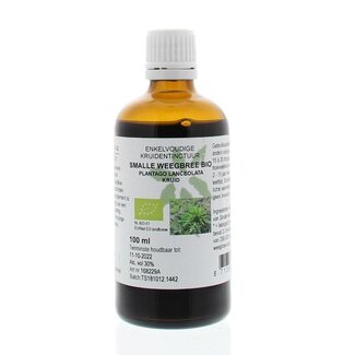 Natura Sanat Natura Sanat Plantago lanc / smalle weegbree tinctuur bio 100 Milliliter