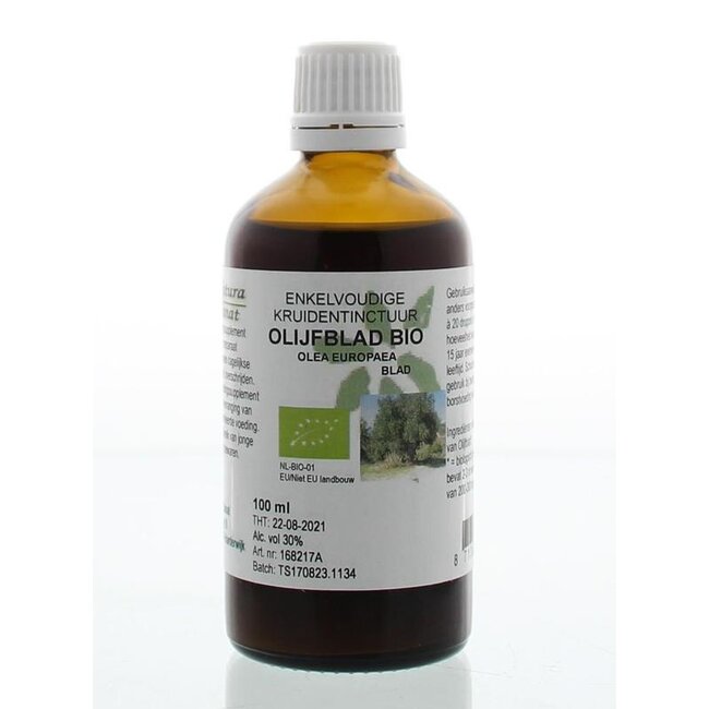 Cruydhof Olea europaea folia / olijfblad tinctuur bio 100 Milliliter