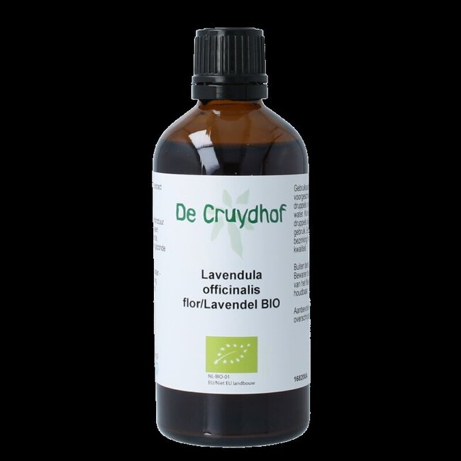 Cruydhof Lavandula officinalis flor tinctuur bio 100 Milliliter