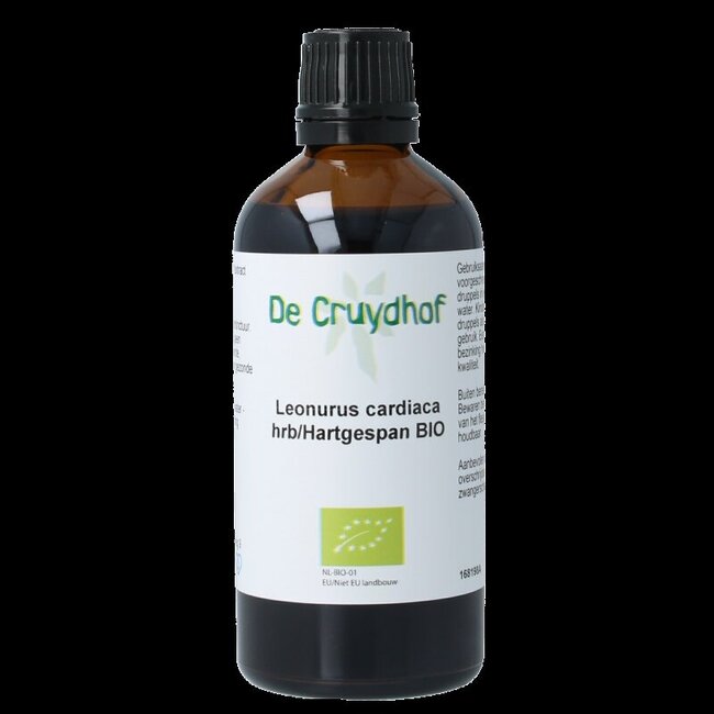Cruydhof Leonorus card hrb / hartgespan tinctuur bio 100 Milliliter
