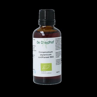 Cruydhof Cinnamomum zeyl cort / kaneel tinctuur bio 50 Milliliter