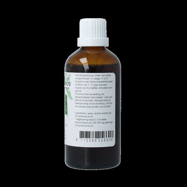 Natura Sanat Hypericum perforatum / sint janskruid tinctuur 100 Milliliter