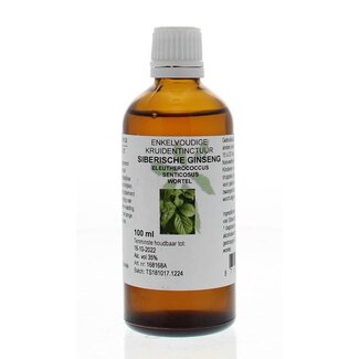 Cruydhof Cruydhof Siberische ginseng wortel 100 Milliliter