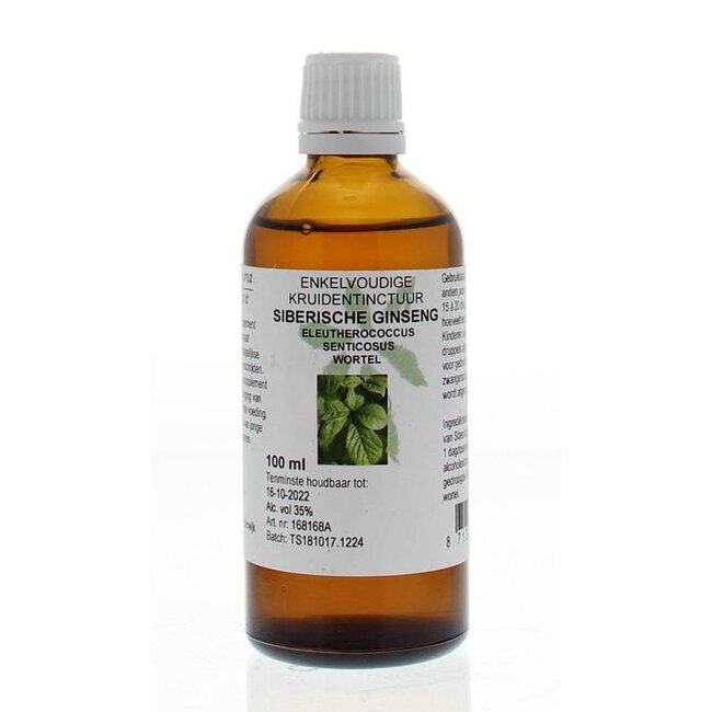 Cruydhof Siberische ginseng wortel 100 Milliliter
