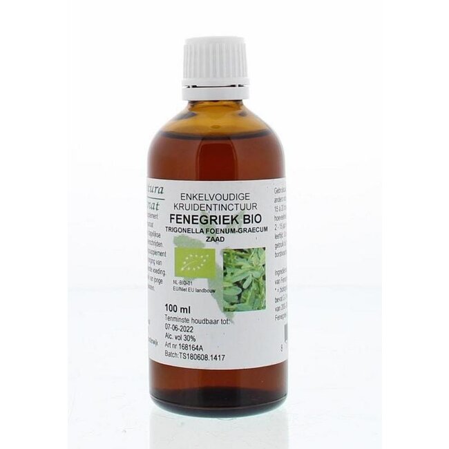 Cruydhof Trigonella foenegriek / fenegriek tinctuur bio 100 Milliliter