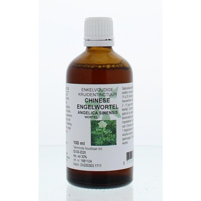 Cruydhof Angelica sinensis rad/chinese engelwortel tinct 100 Milliliter
