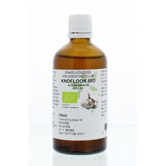 Cruydhof Cruydhof Allium sativum bulb/knoflook tinctuur bio 100 Milliliter