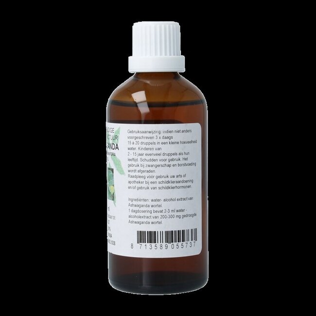 Cruydhof Withania somnifera/ashwagandha tinctuur 100 Milliliter