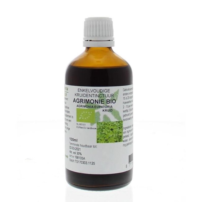 Cruydhof Agrimonia eupatoria hrb tinctuur bio 100 Milliliter