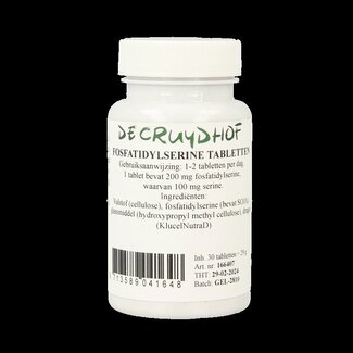 Cruydhof Cruydhof Phosphatidylsérine 200 mg 30 comprimés