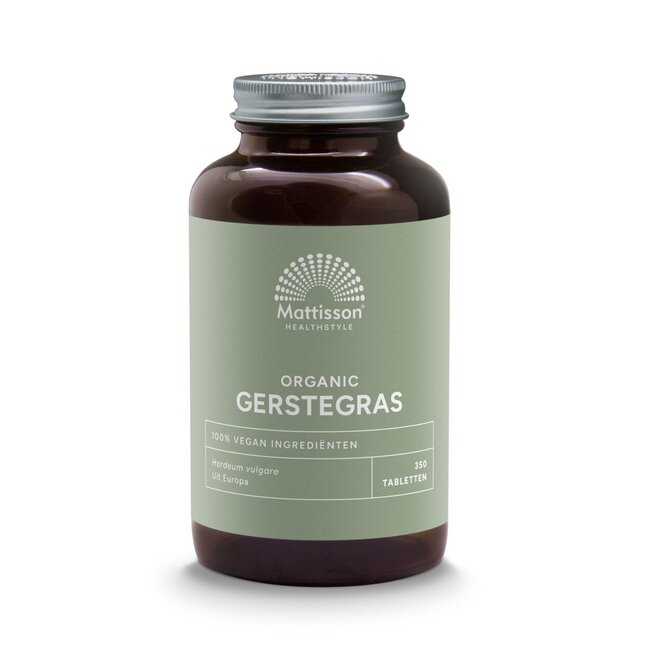 Mattisson Gerstegras barley grass Europa 400mg bio 350 Tabletten
