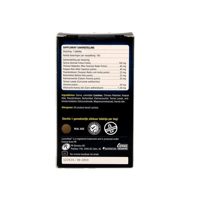 Lucovitaal Stoelgang met senna 180 Tabletten