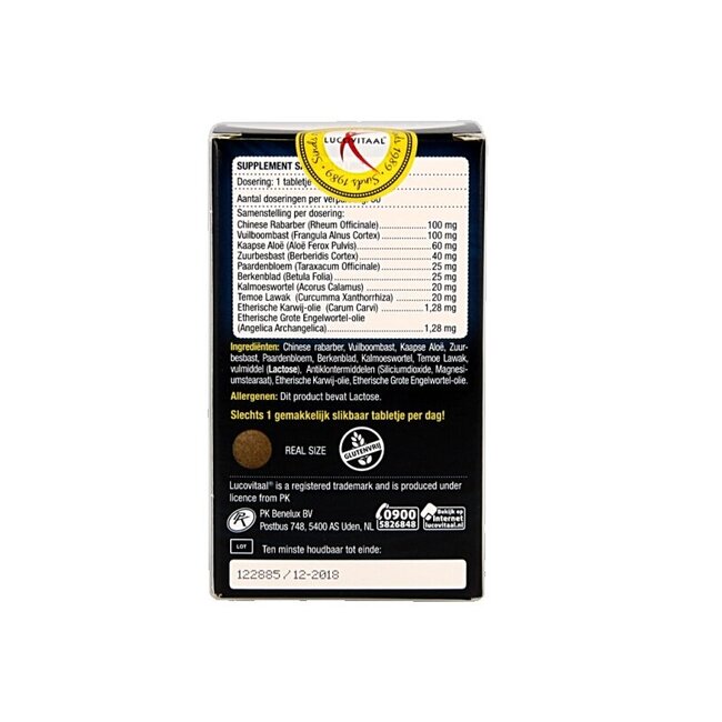 Lucovitaal Stoelgang zonder senna 60 Tabletten